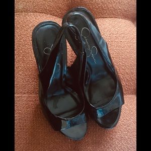 Jessica Simpson Black Heels